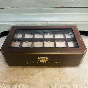 Juicy Couture Brown Display Box with Gold Trim